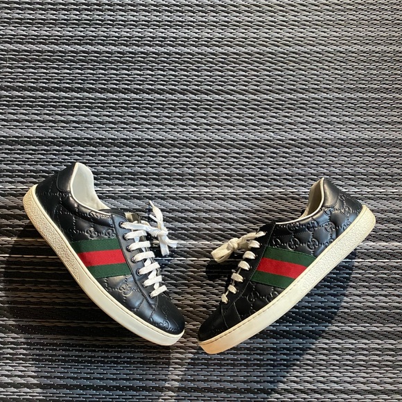 Gucci Ace “Black Logo” - Picture 1 of 6